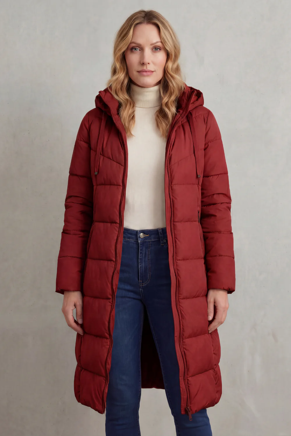 Langley – Warm Women’s Longline Puffer Jacket - Image 6