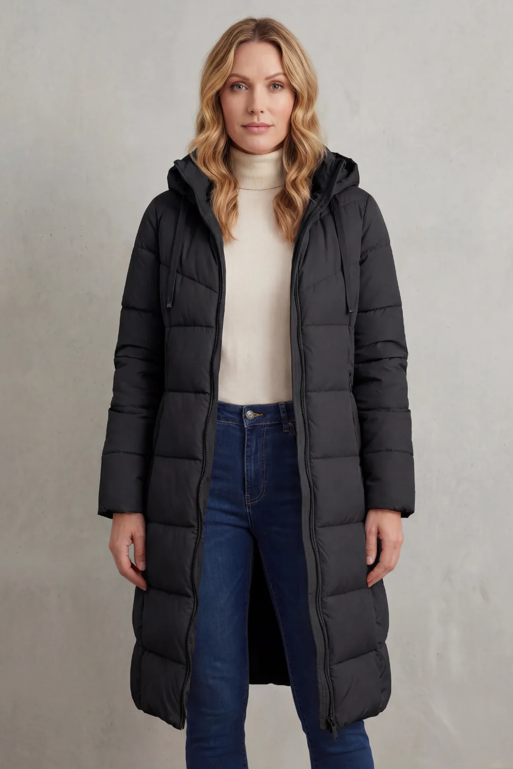 Langley – Warm Women’s Longline Puffer Jacket - Image 8