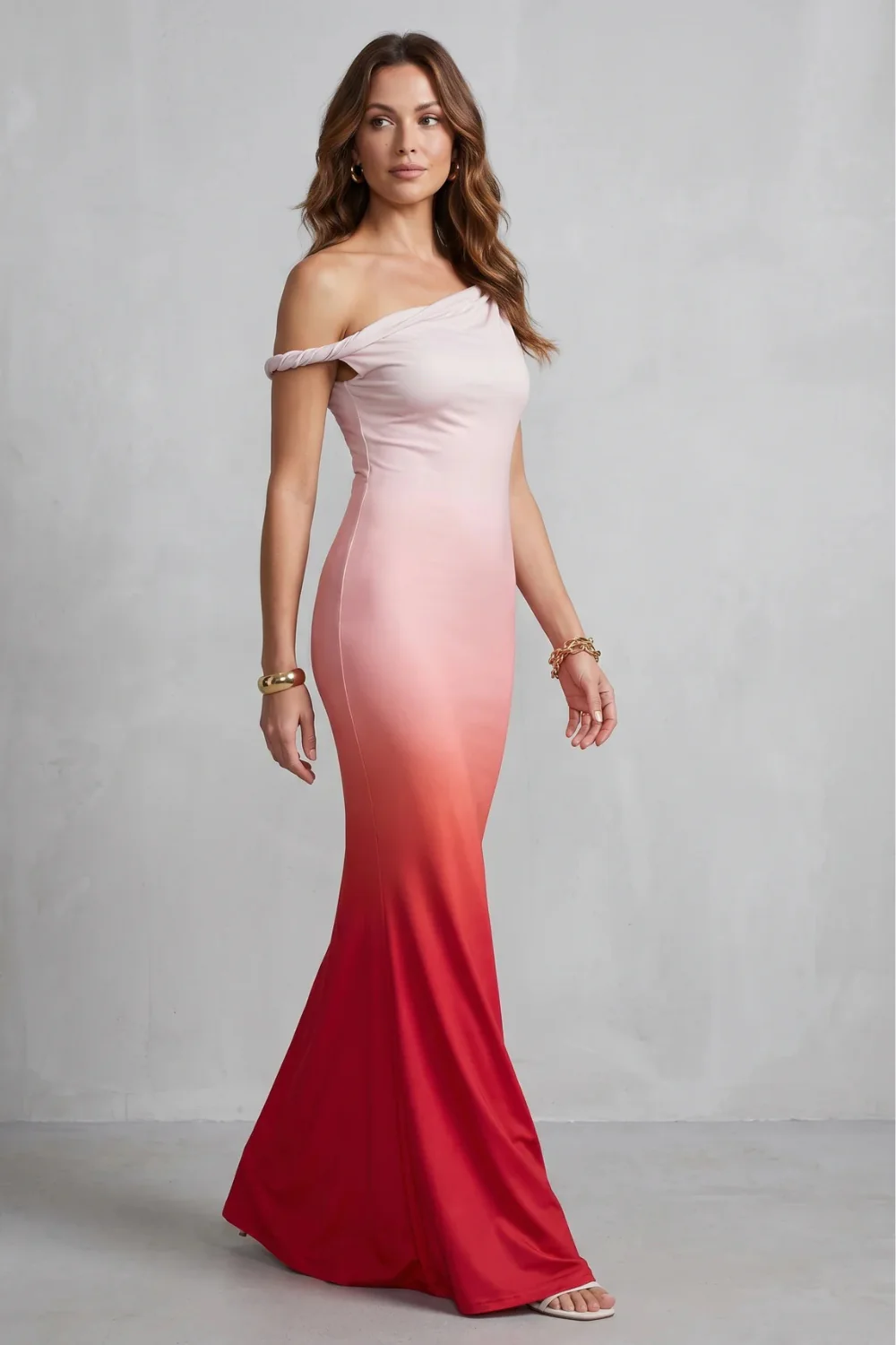 Liravelle – Off-shoulder floral allure – Maxi dress - Image 11