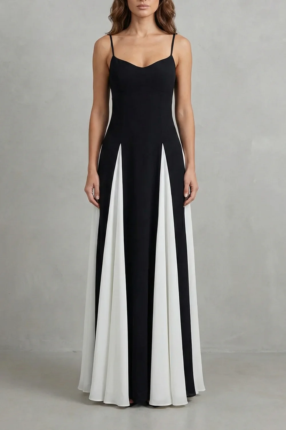 Lovie – Modern contrast – Women’s Elegant Maxi Dress
