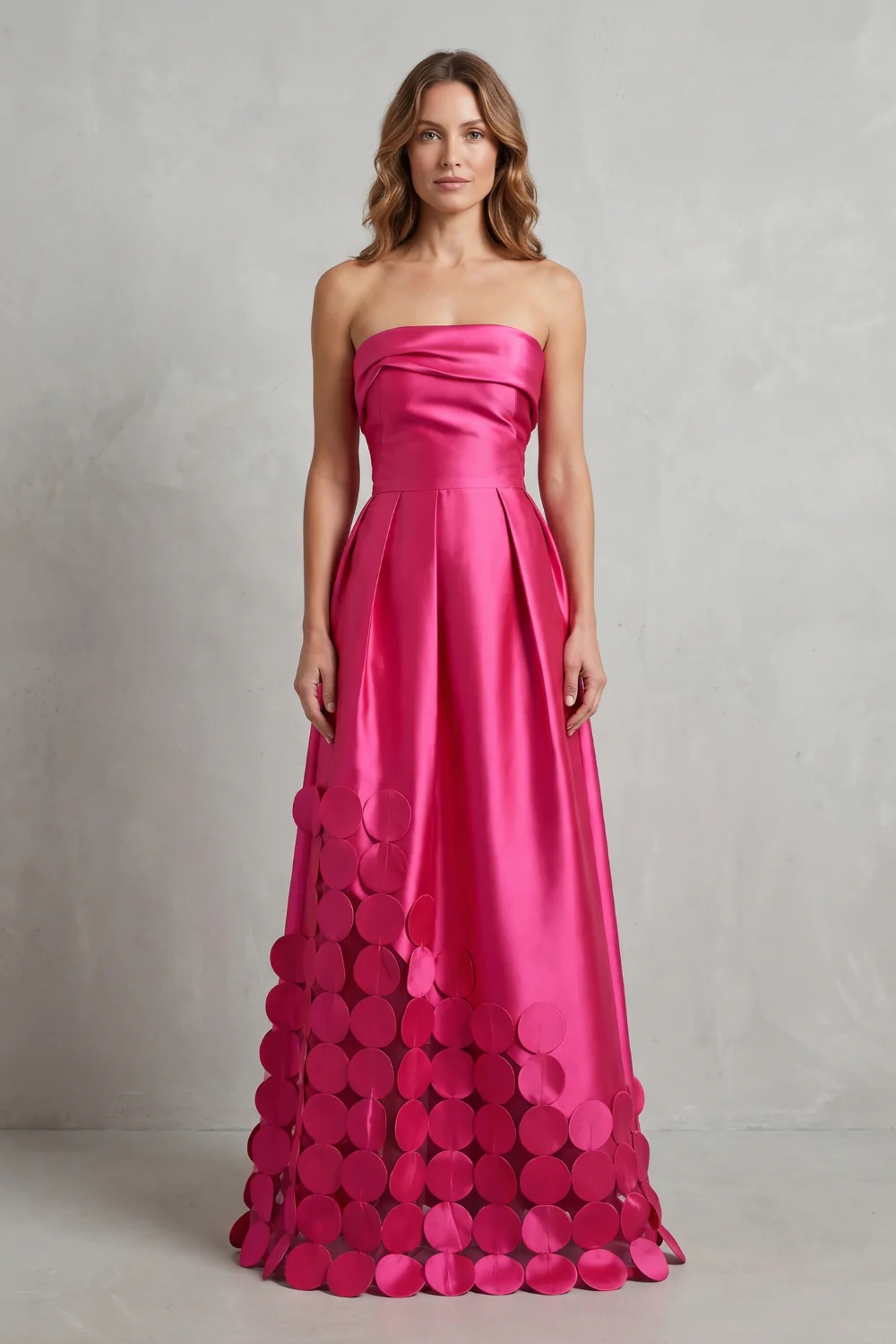 Luméa – Satin polka elegance – Maxi dress - Image 2