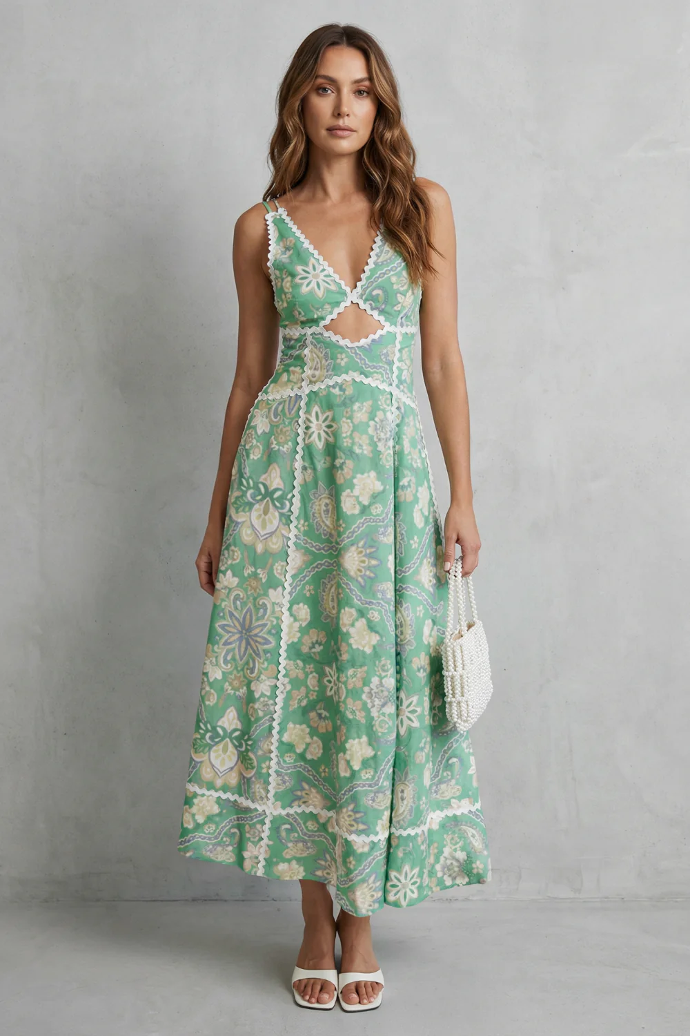 Luminara – Artistic cutout elegance – Maxi dress - Image 2
