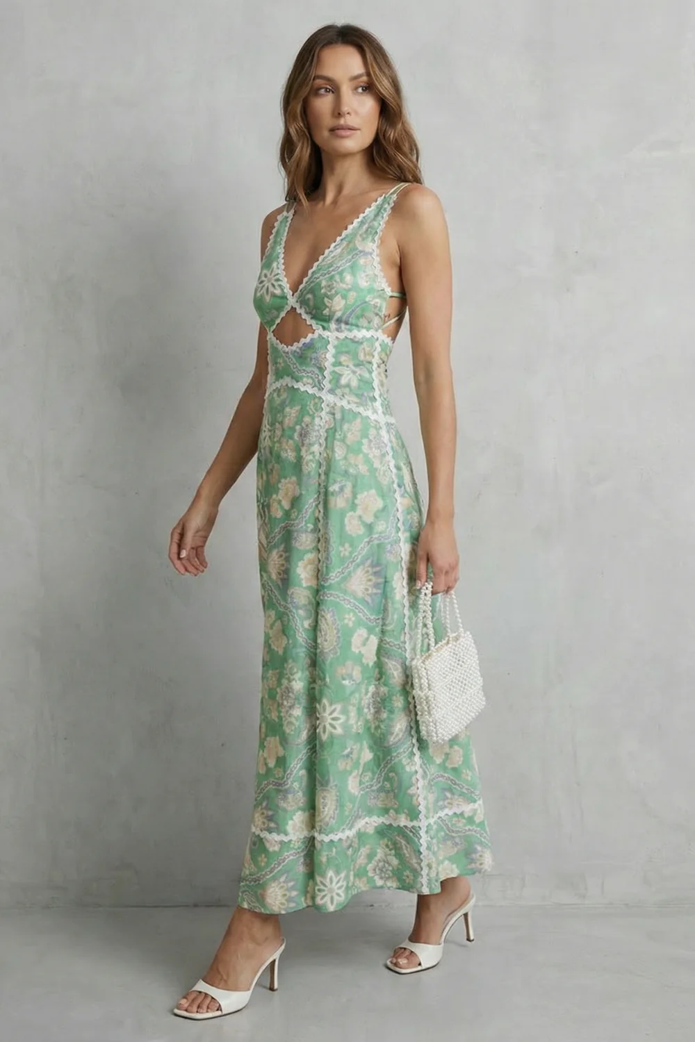 Luminara – Artistic cutout elegance – Maxi dress - Image 3