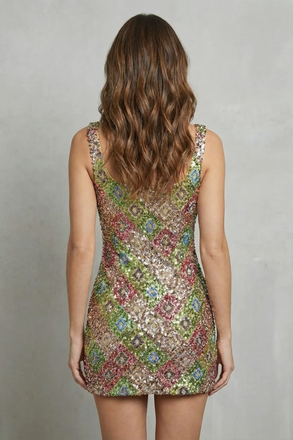 Lumirelle – Crystal shimmer elegance – Mini dress - Image 4