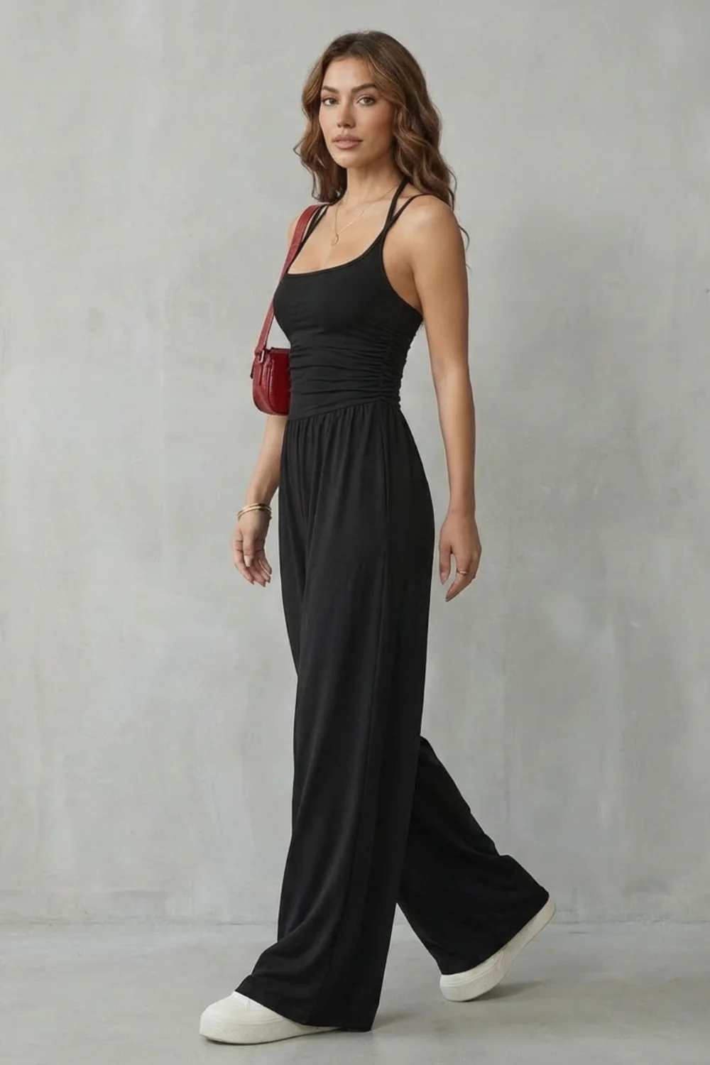 Lunarra – Double strap fit – Wide-leg jumpsuit - Image 3