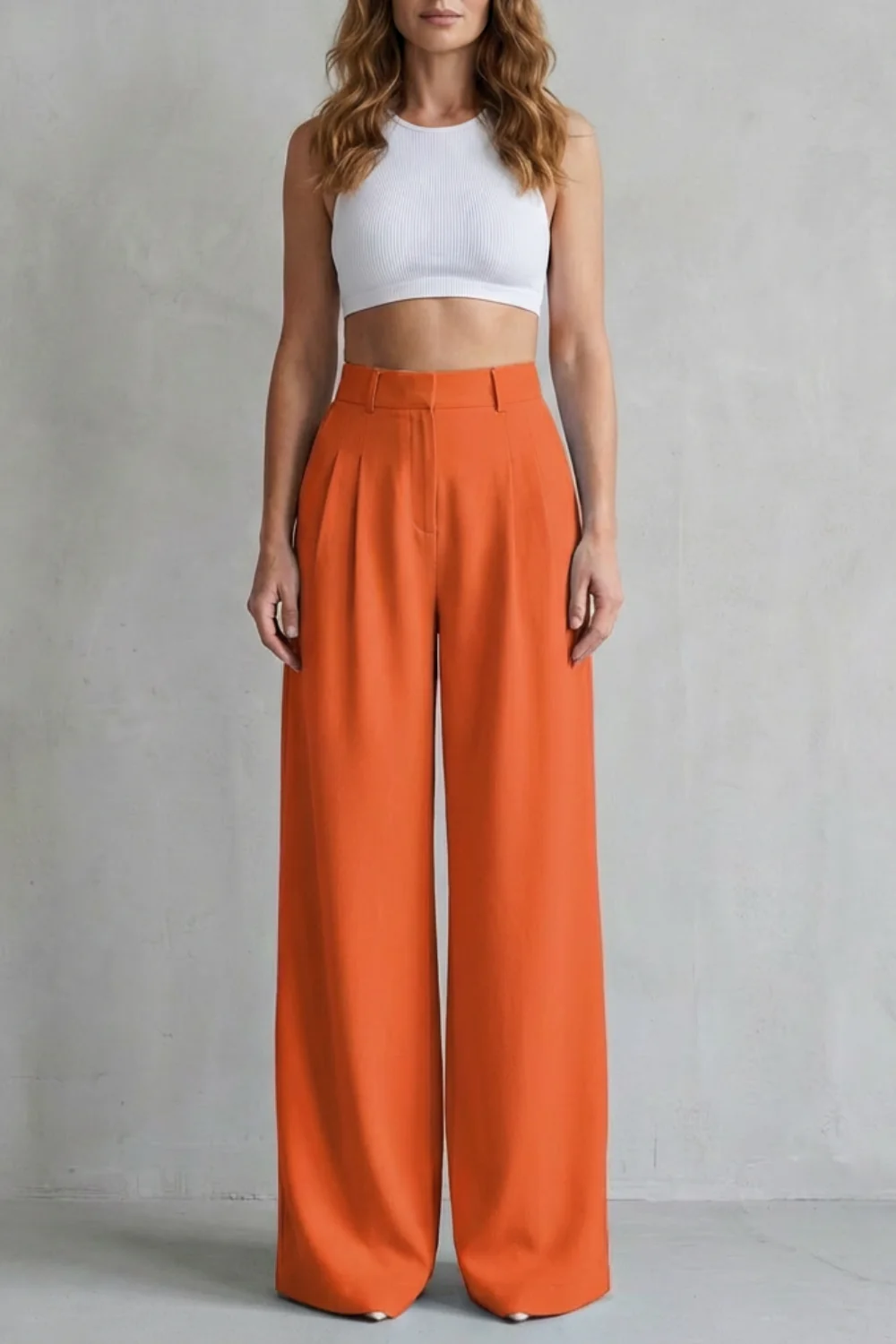 Lunévia – Flowing drape – Wide-leg tailored trousers - Image 13
