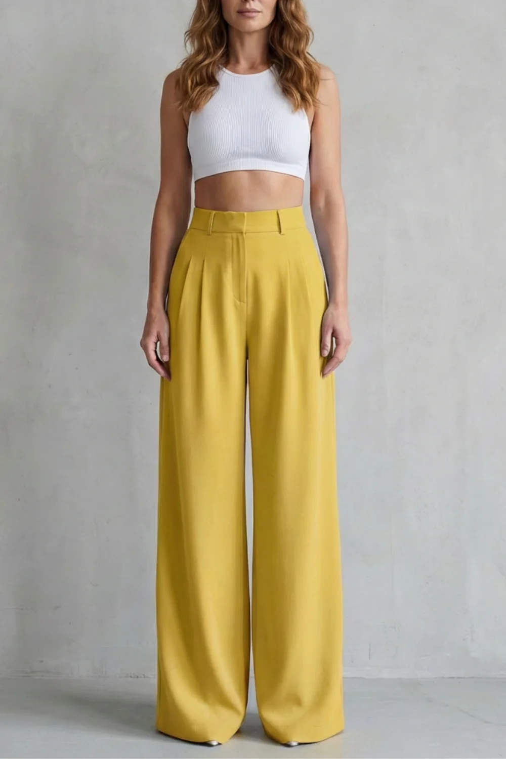 Lunévia – Flowing drape – Wide-leg tailored trousers - Image 17