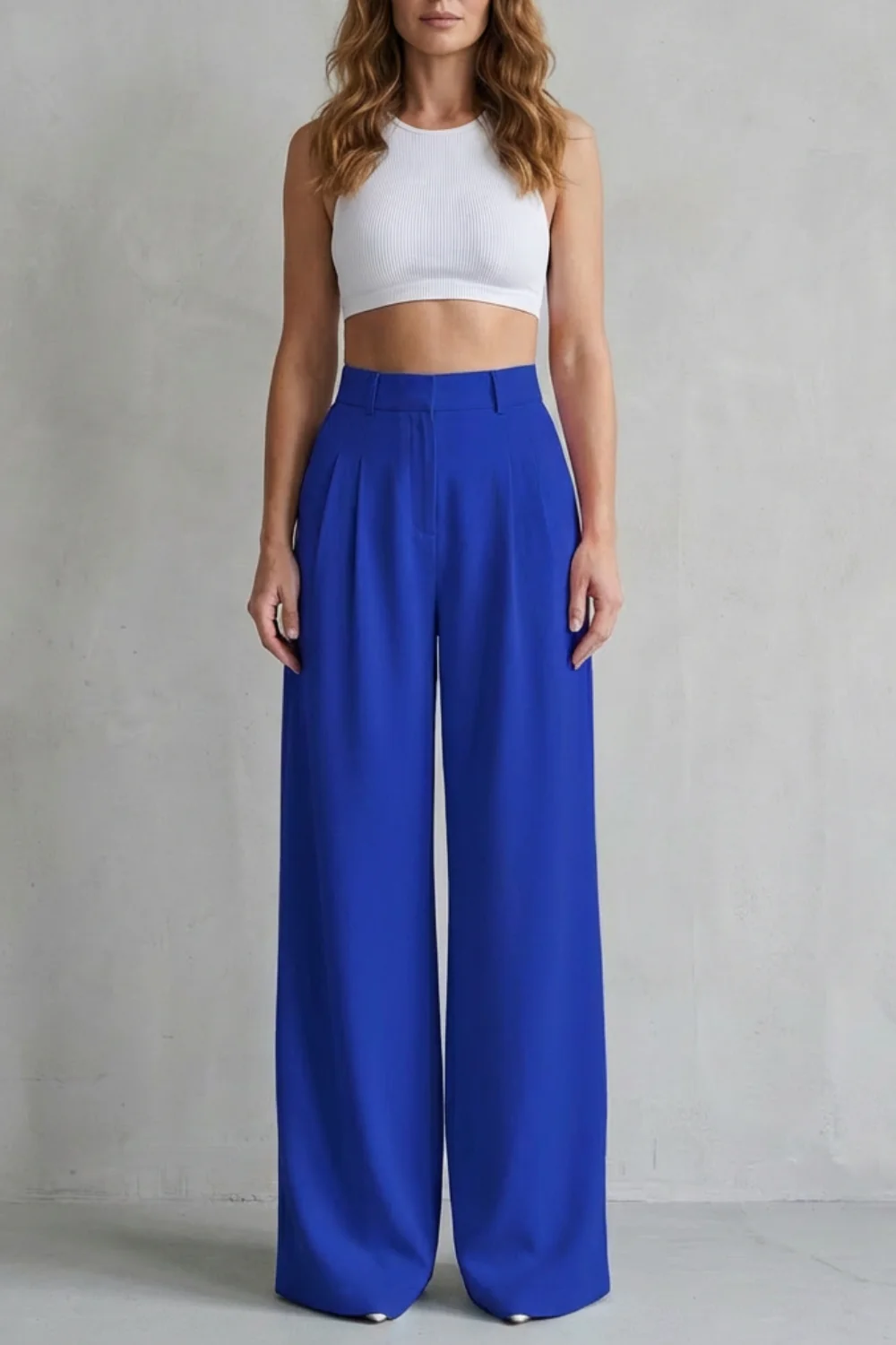 Lunévia – Flowing drape – Wide-leg tailored trousers - Image 19