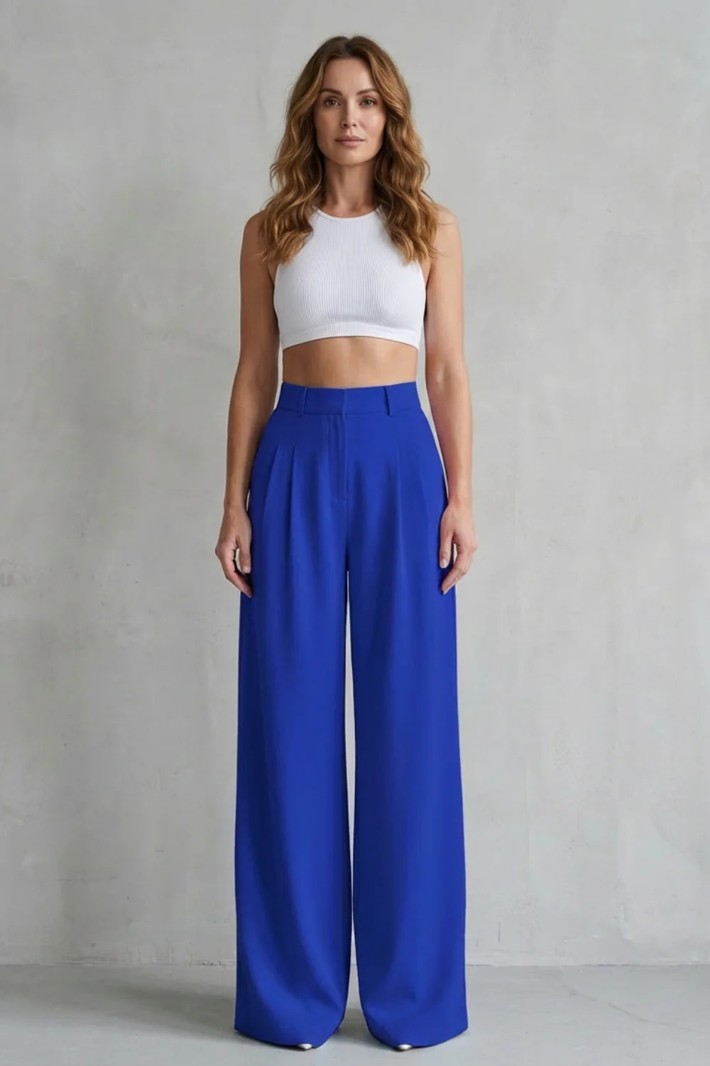 Lunévia – Flowing drape – Wide-leg tailored trousers - Image 20