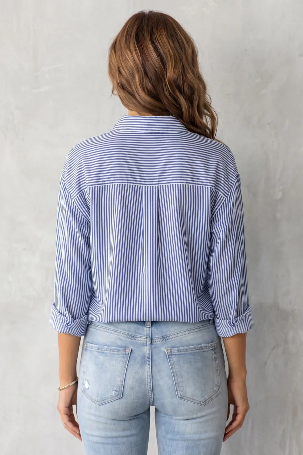 Marinelle – Classic striped pattern – Button-up shirt - Image 4
