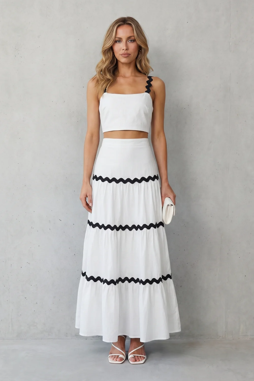 Marivelle – Wave trim summer set – Skirt set - Image 10