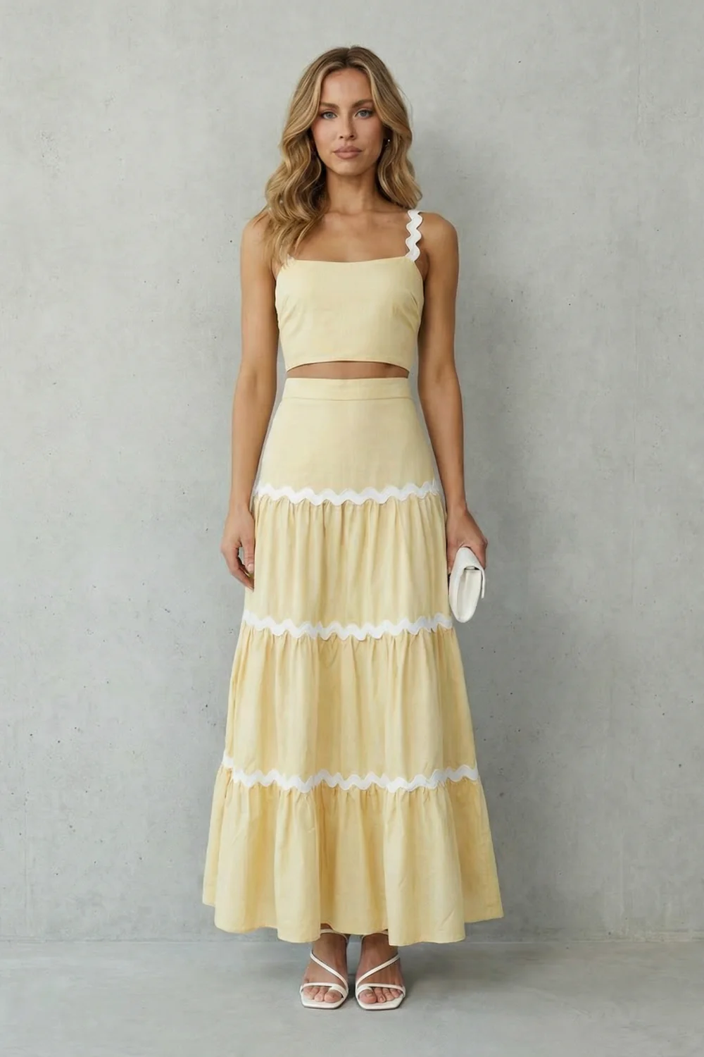 Marivelle – Wave trim summer set – Skirt set - Image 12