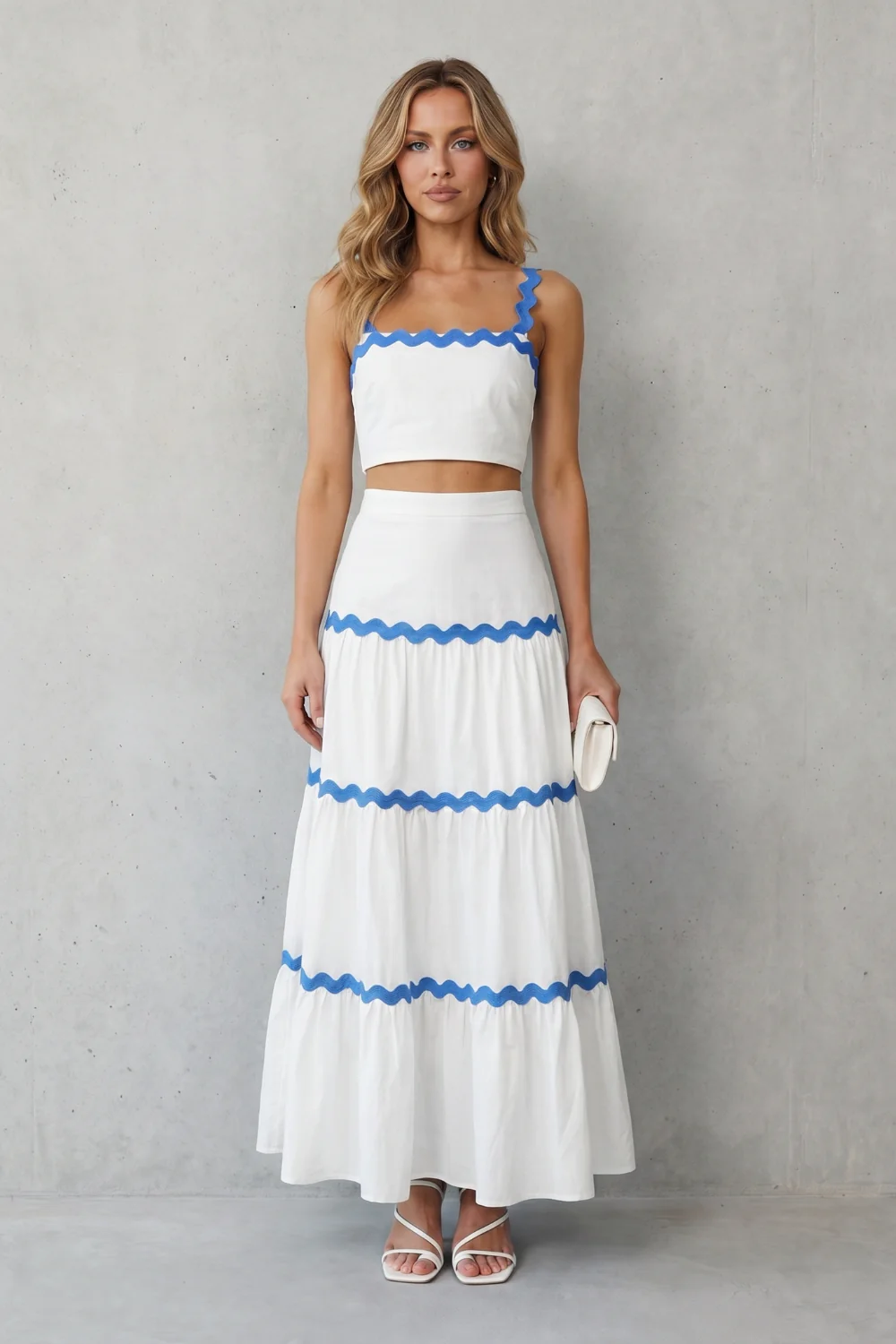 Marivelle – Wave trim summer set – Skirt set - Image 8