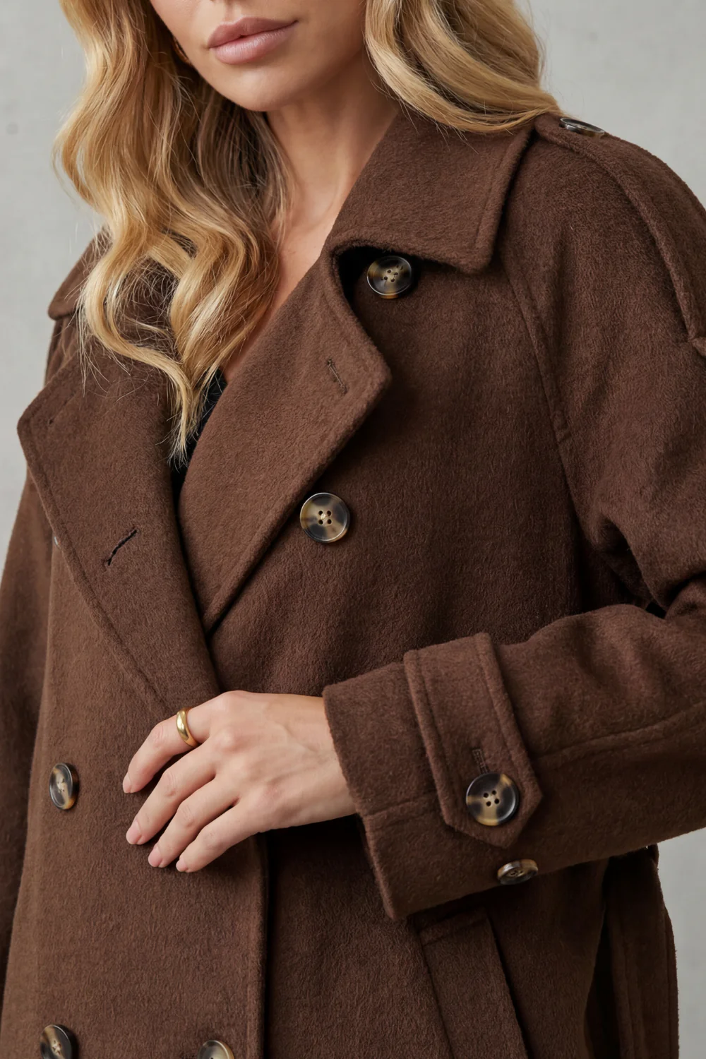 Maubéry – Oversized structure – Wool trench coat - Image 5