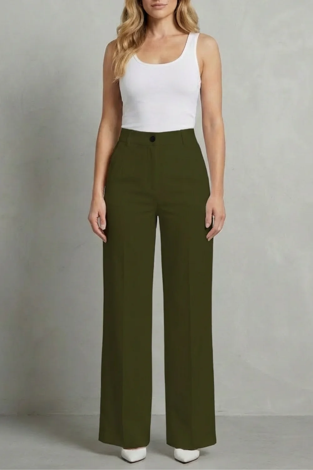 Mirelline – Sleek tailoring – High-waist straight-leg trousers - Image 7