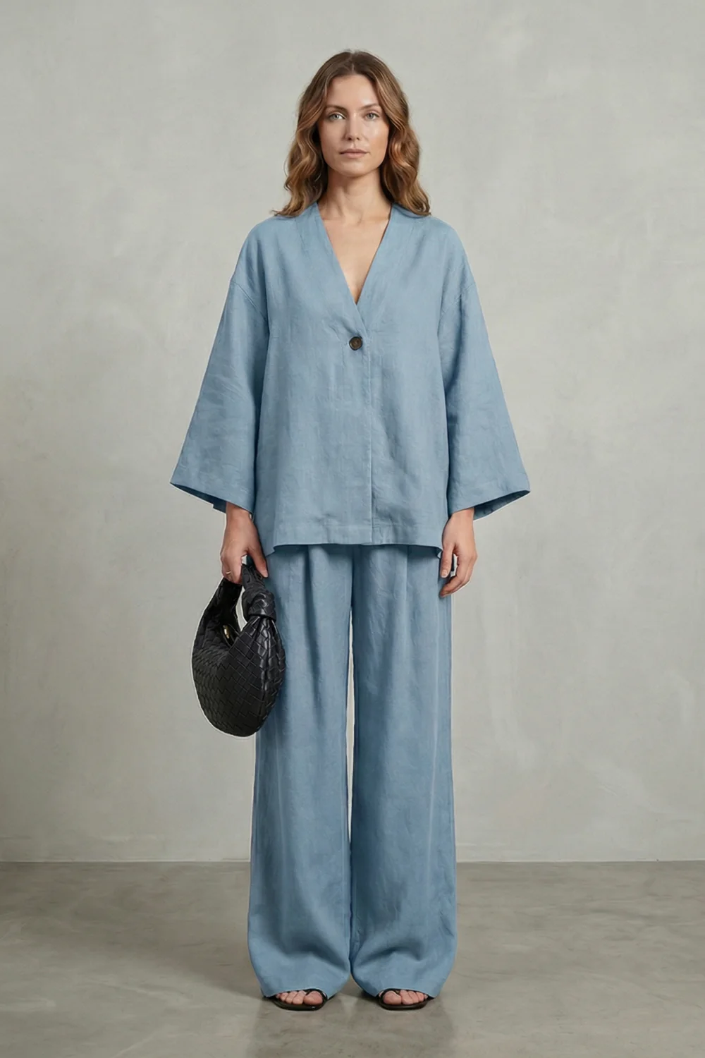 Morvella – Relaxed wrap silhouette – Two piece set - Image 12