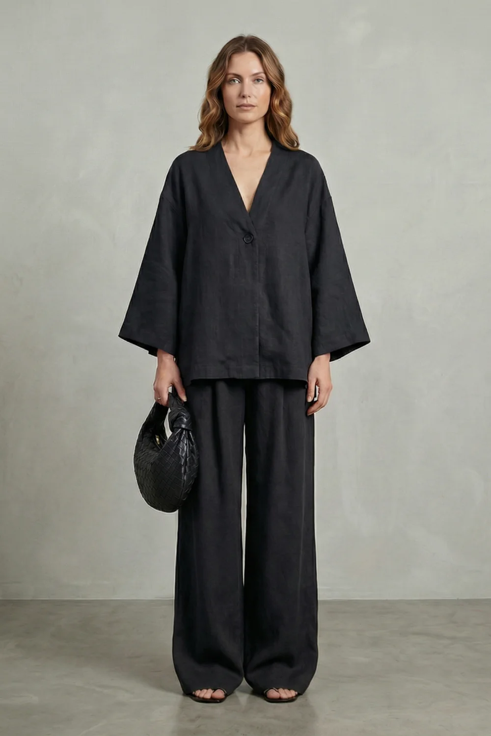 Morvella – Relaxed wrap silhouette – Two piece set - Image 14