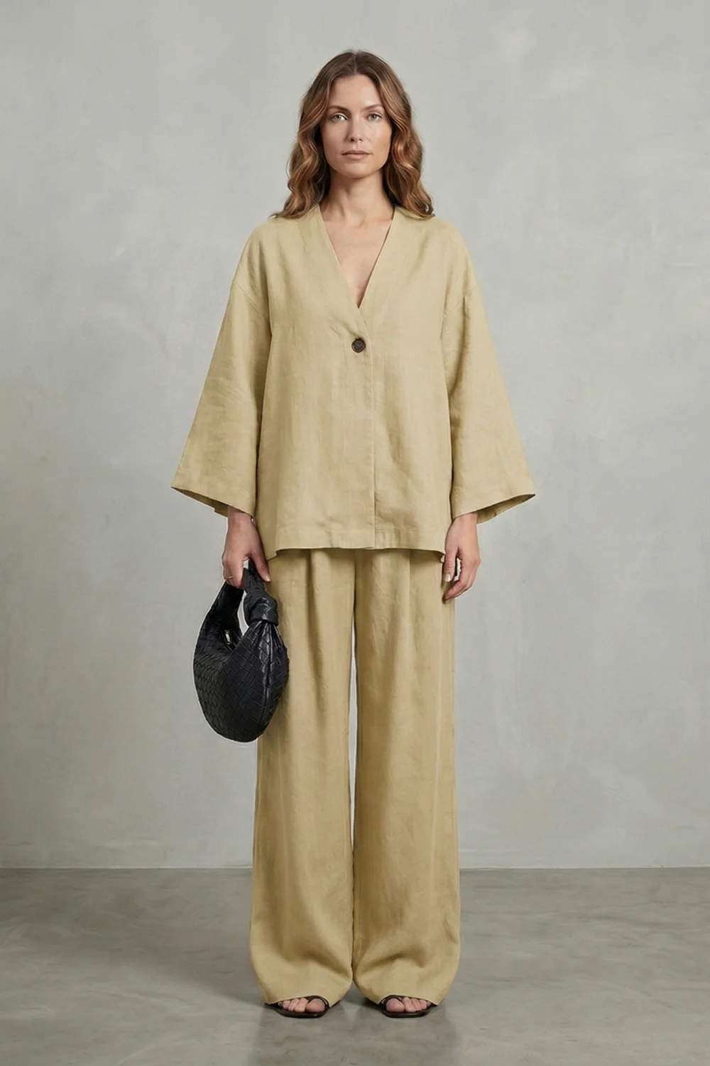 Morvella – Relaxed wrap silhouette – Two piece set - Image 16