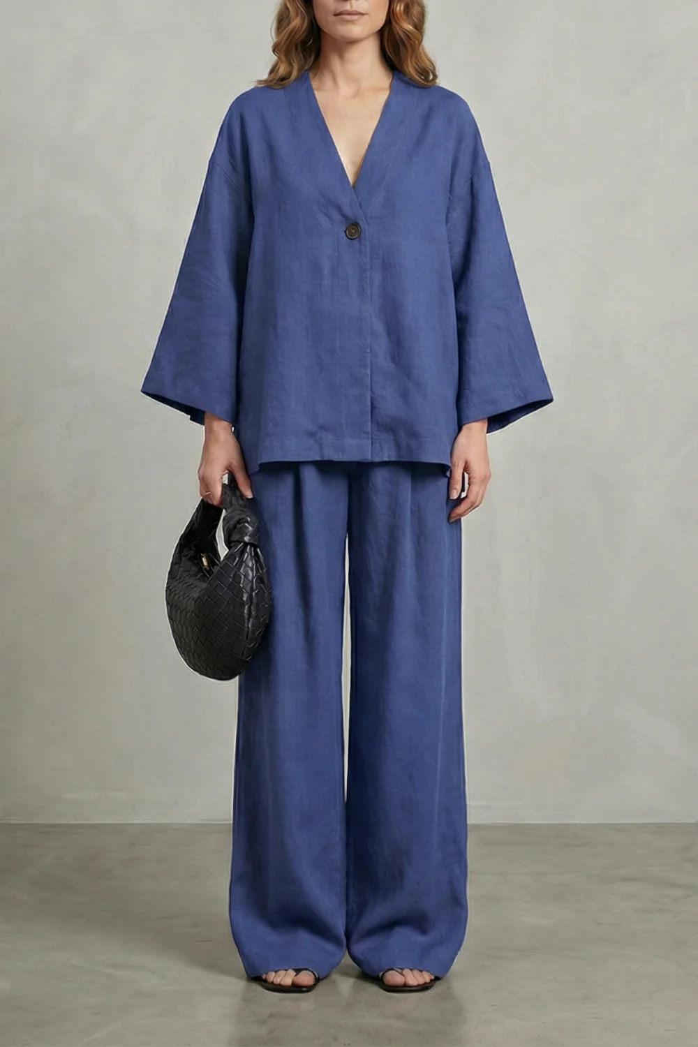 Morvella – Relaxed wrap silhouette – Two piece set - Image 17