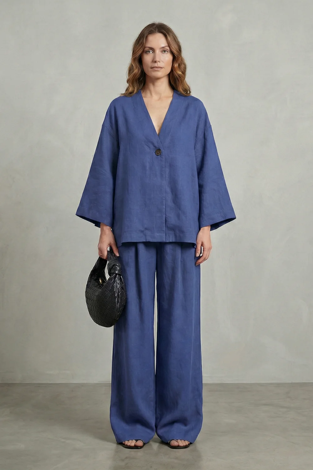 Morvella – Relaxed wrap silhouette – Two piece set - Image 18