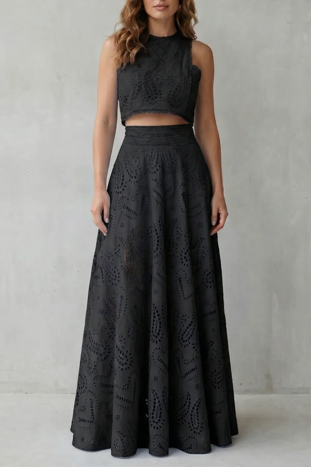 Parivelle – Embroidered lace elegance – Skirt set - Image 11