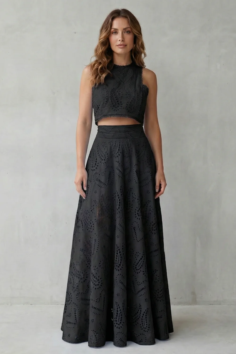 Parivelle – Embroidered lace elegance – Skirt set - Image 12