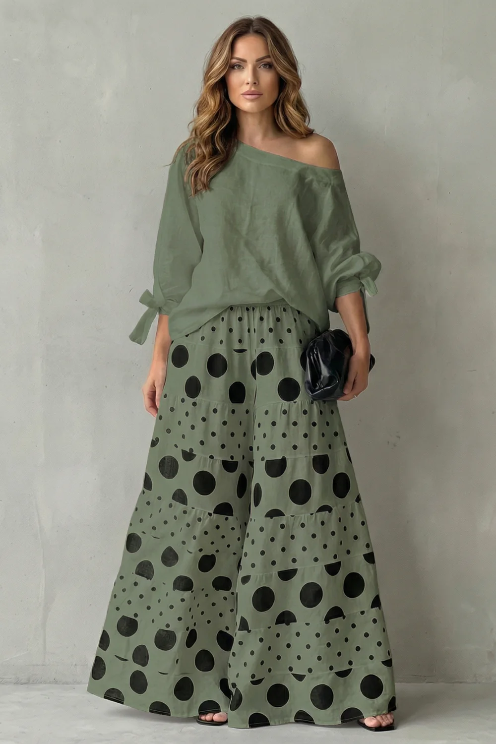 Polviera – Playful polka flow – Two piece set - Image 10