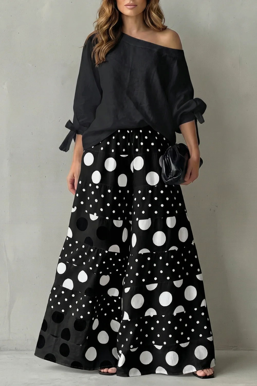 Polviera – Playful polka flow – Two piece set - Image 5