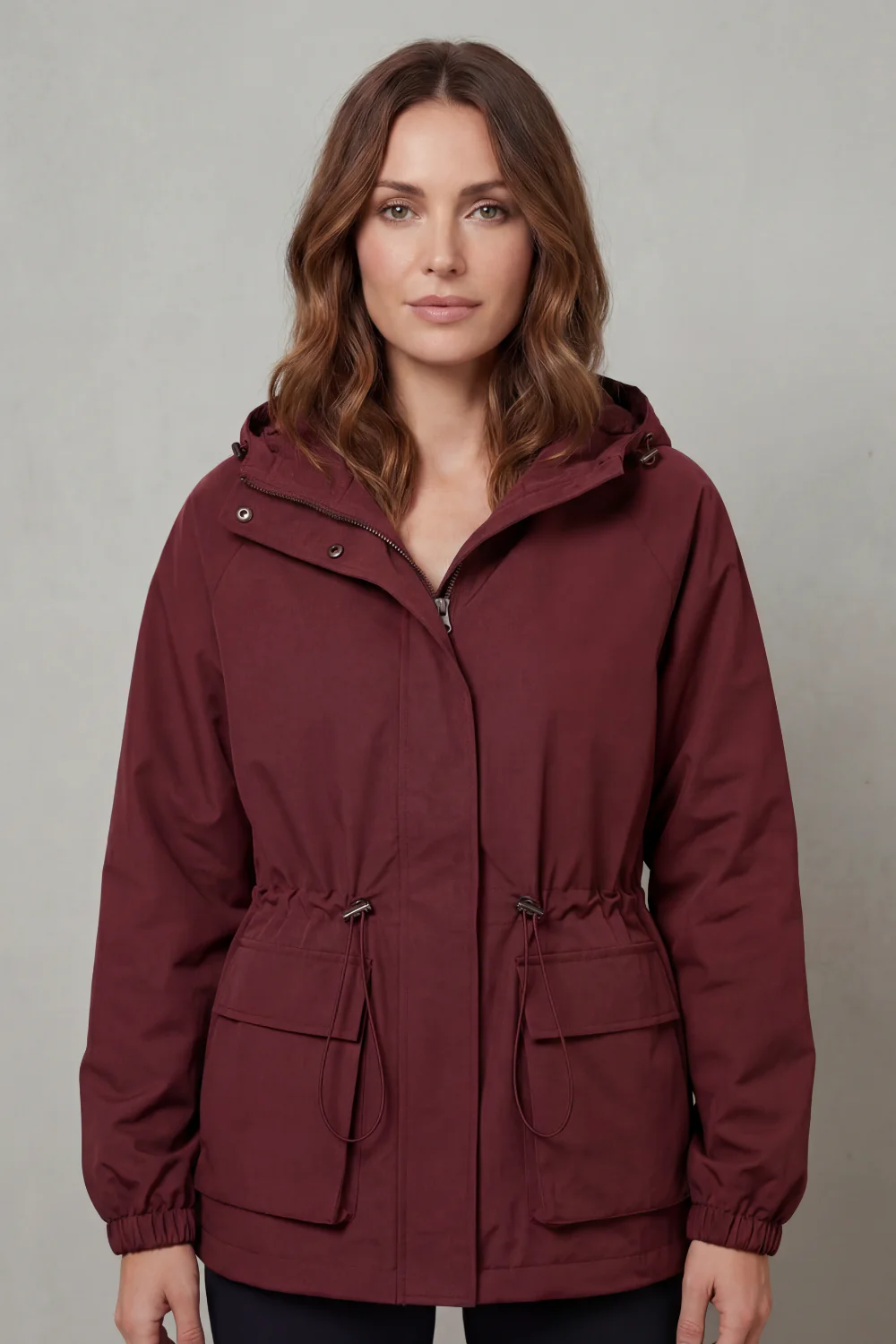 Ravelle – Utility style – Drawstring waterproof jacket - Image 10
