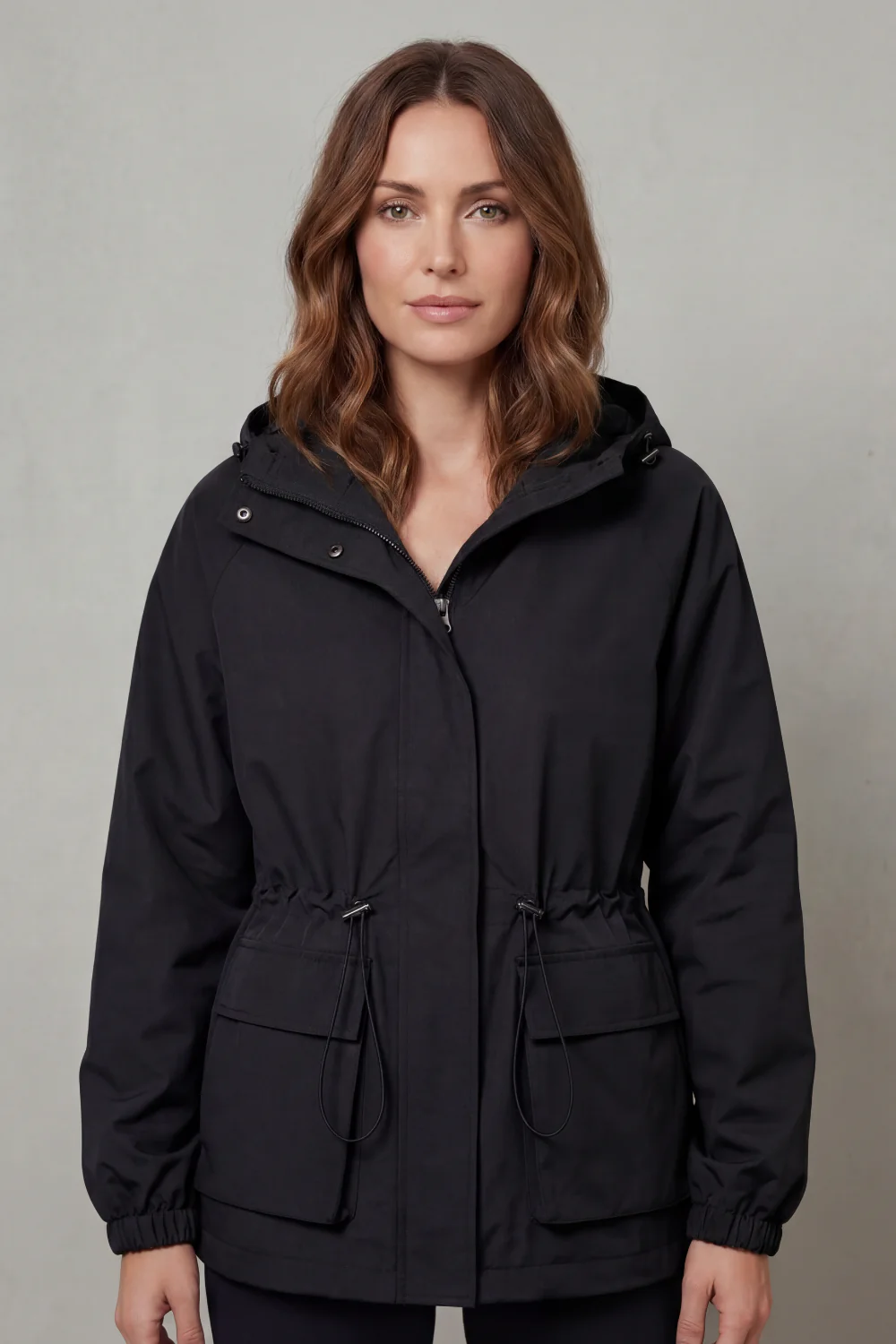 Ravelle – Utility style – Drawstring waterproof jacket - Image 12
