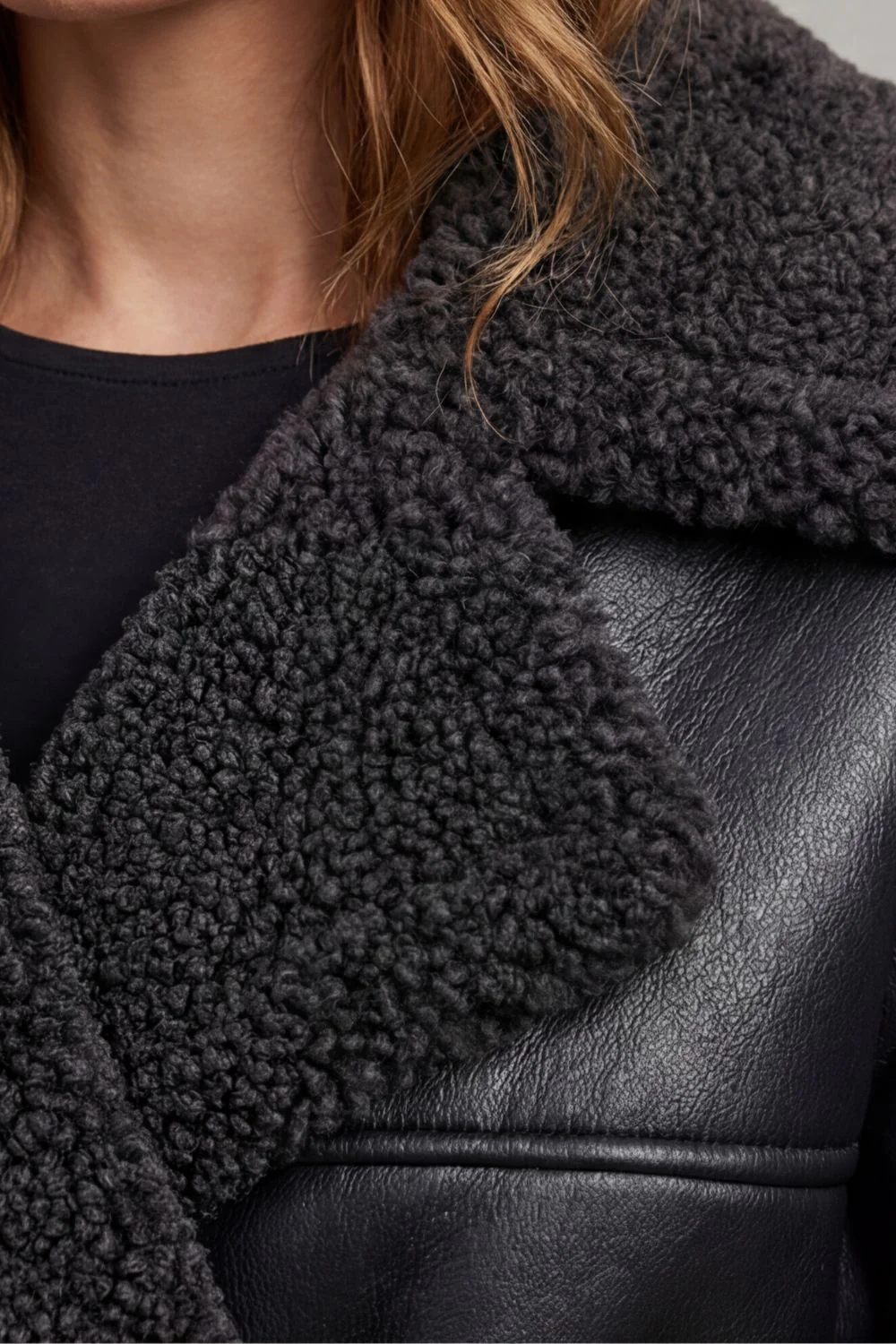 Ravienne – Oversized belted warmth – Shearling coat - Image 5