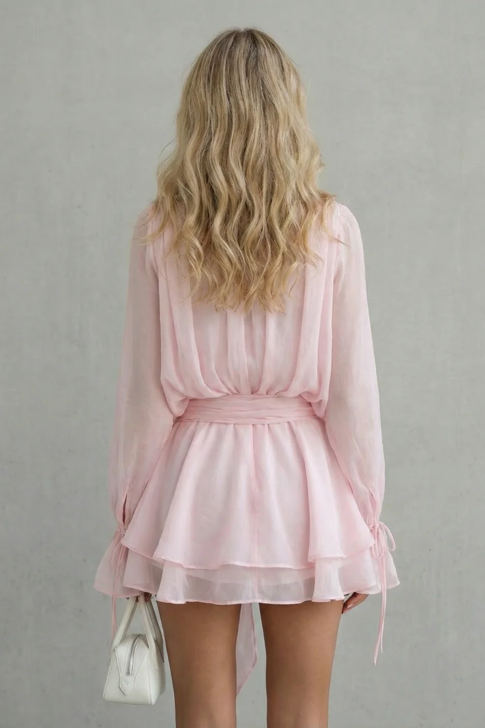 Rosaline – Rose detail elegance – Mini dress - Image 4