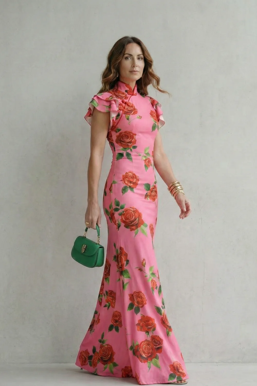 Rosavelle – Romantic rose print – Maxi dress - Image 3