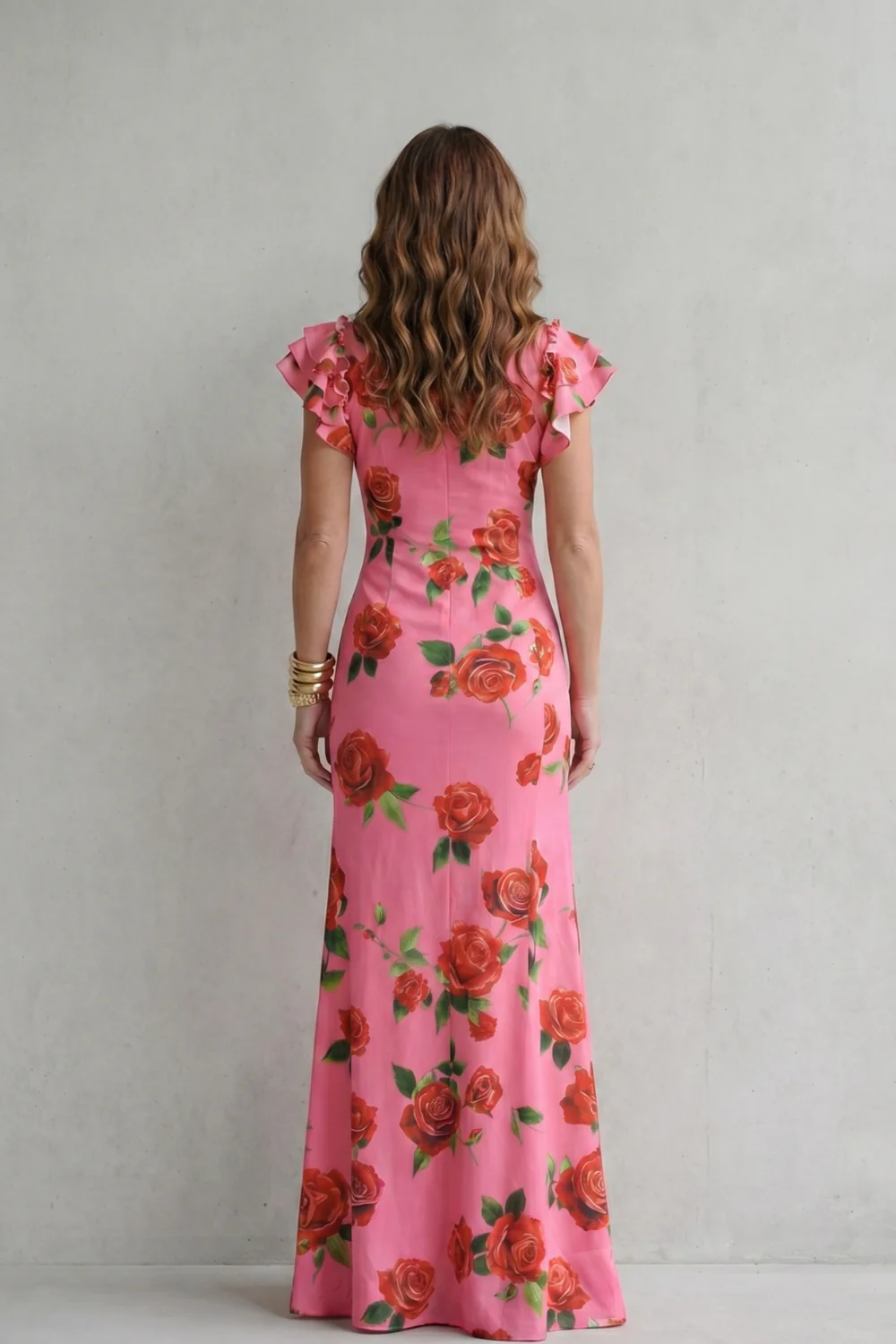 Rosavelle – Romantic rose print – Maxi dress - Image 4