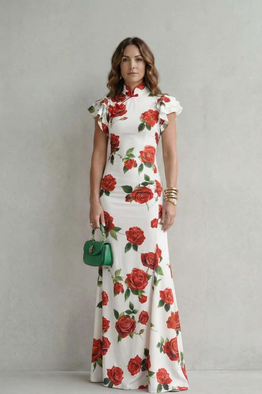 Rosavelle – Romantic rose print – Maxi dress - Image 6