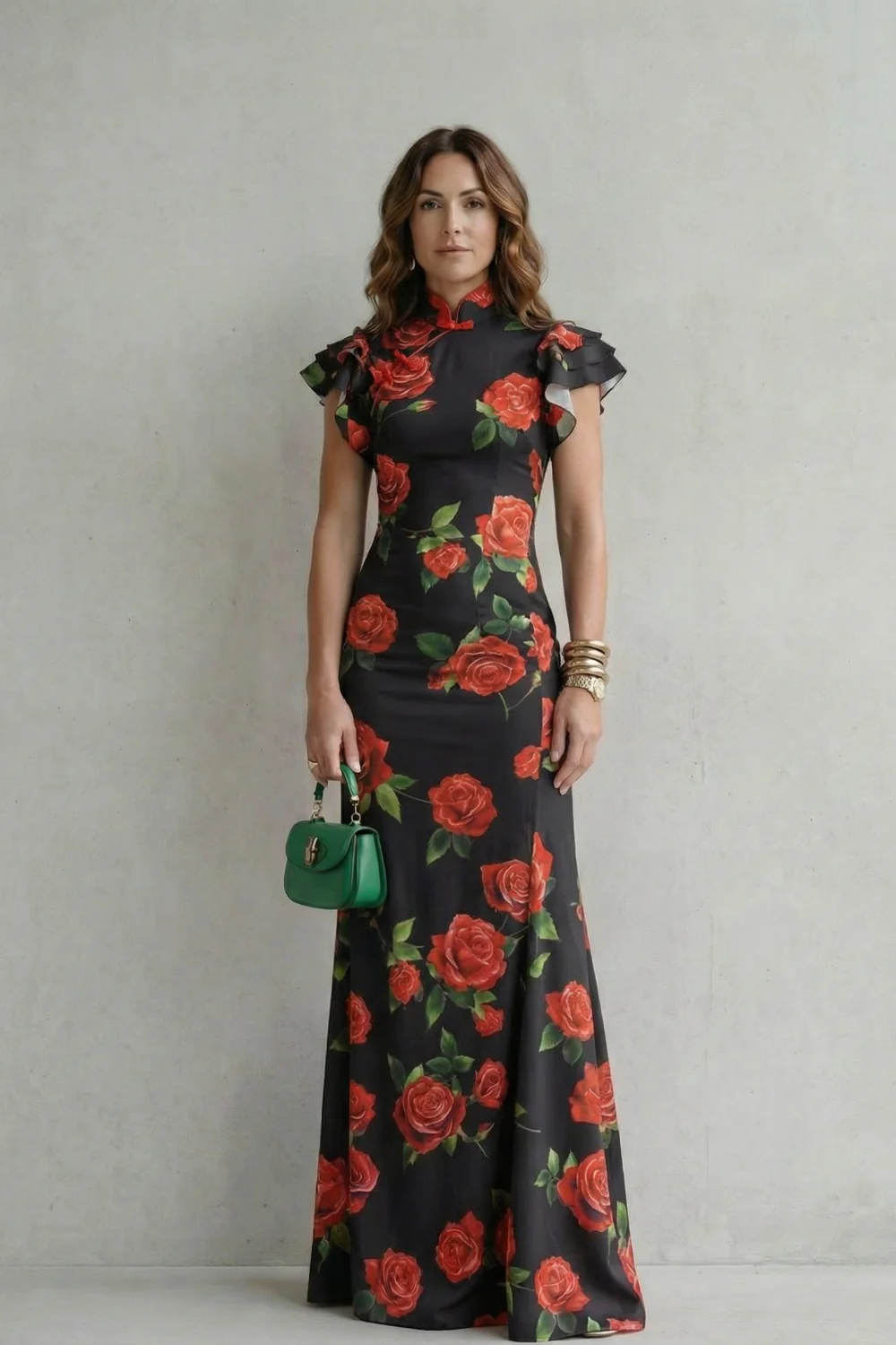 Rosavelle – Romantic rose print – Maxi dress - Image 8