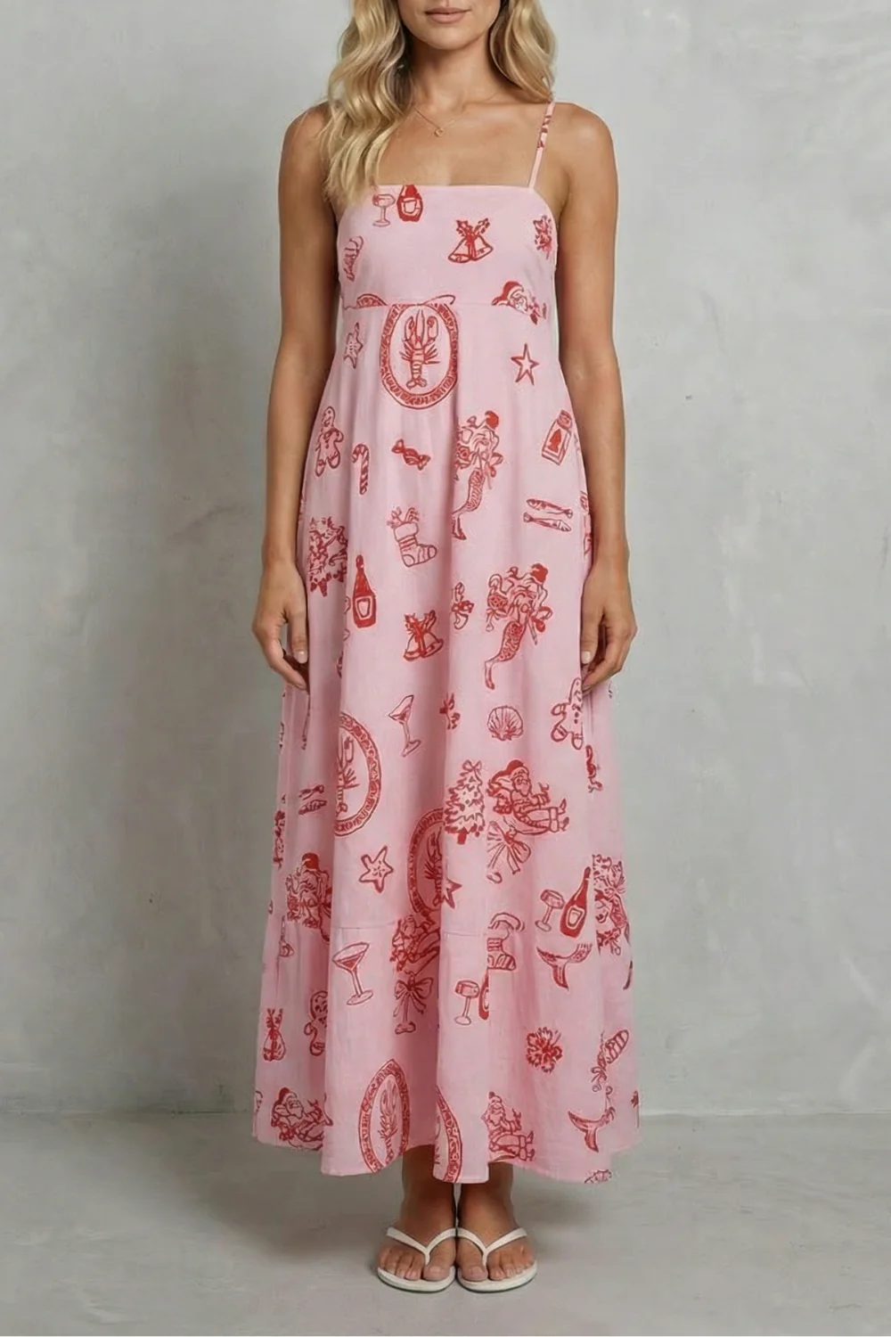 Rosavina – Playful print charm – Maxi dress - Image 5