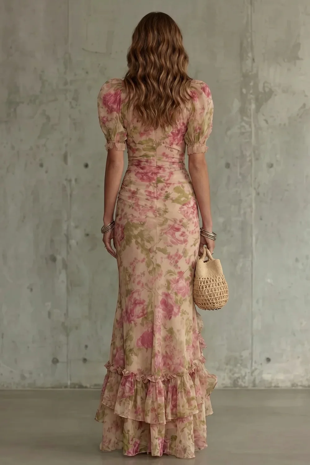 Roselique – Romantic floral silhouette – Maxi dress - Image 4