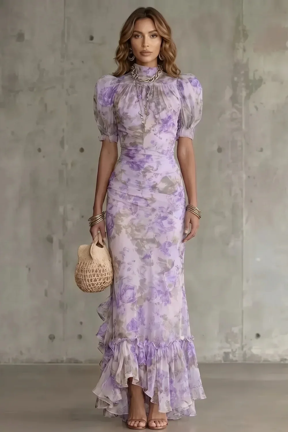 Roselique – Romantic floral silhouette – Maxi dress - Image 6