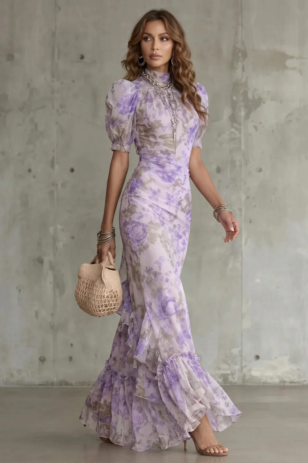 Roselique – Romantic floral silhouette – Maxi dress - Image 7