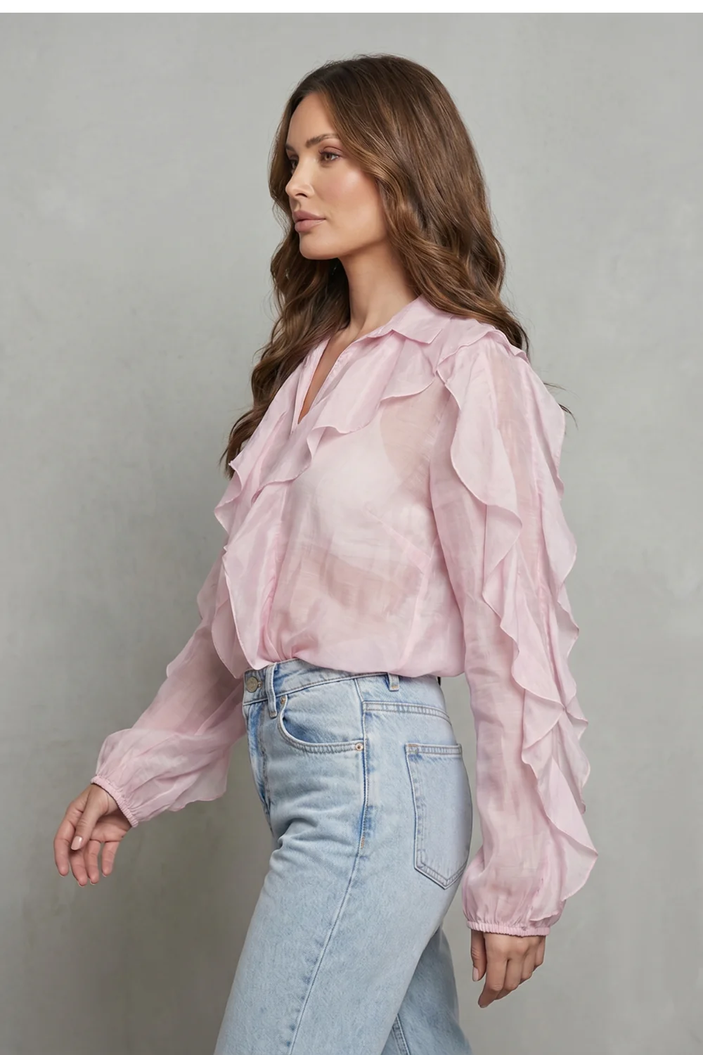Roselisse – Romantic ruffle elegance – Blouse - Image 3