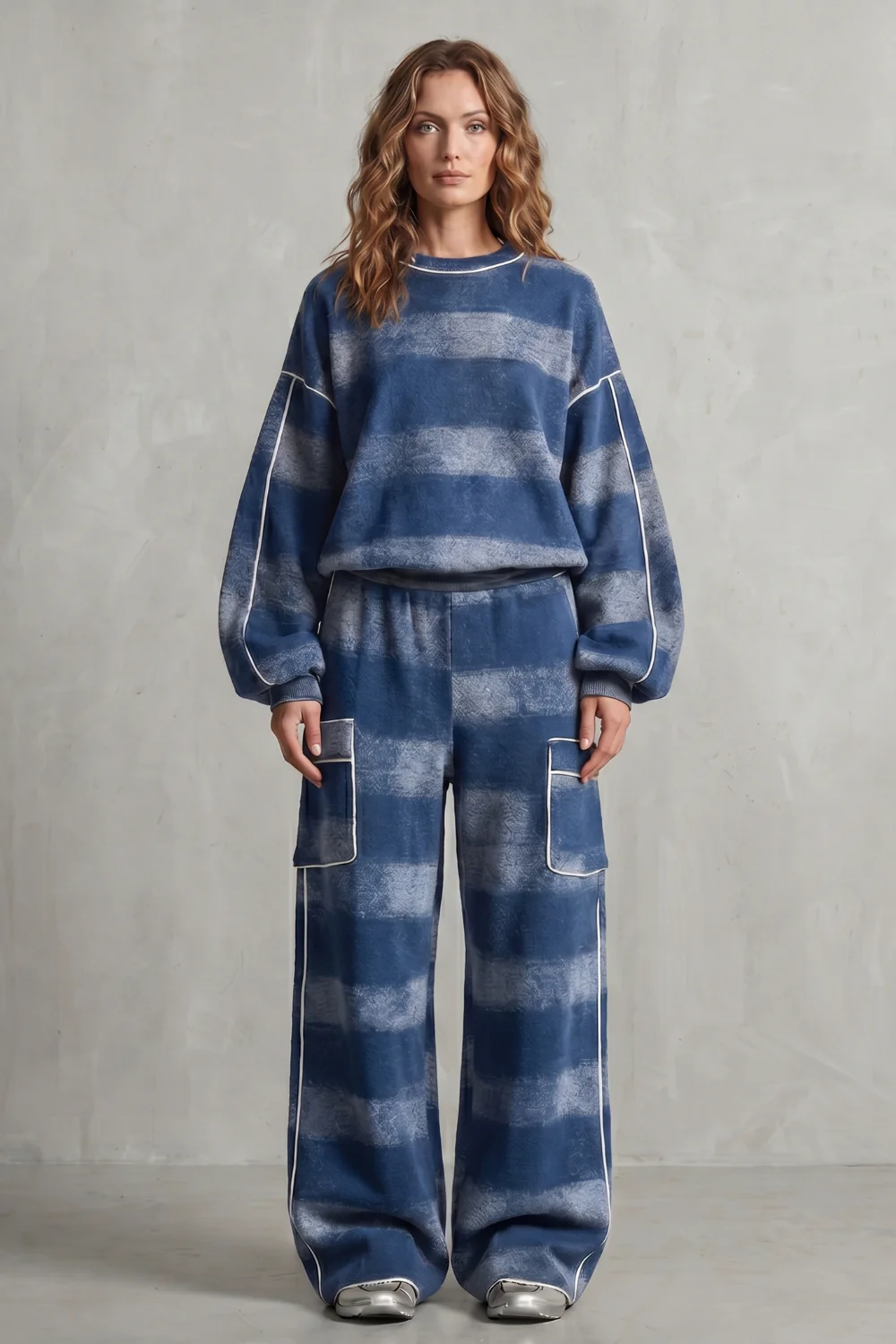 Rovienne – Distressed plaid street style – Two piece set - Image 6