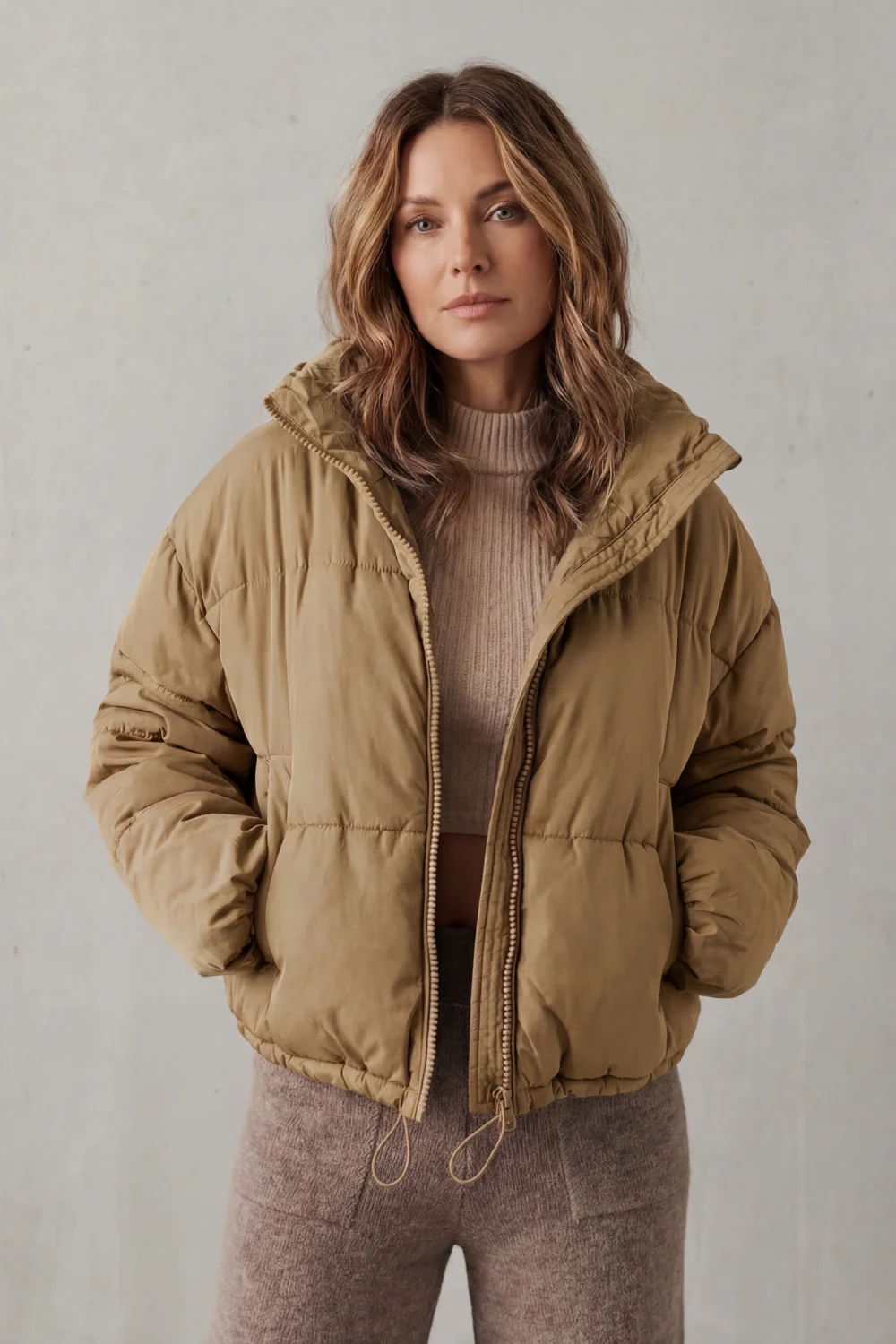 Savillonne – Quilted comfort – Cropped puffer jacket - Image 5