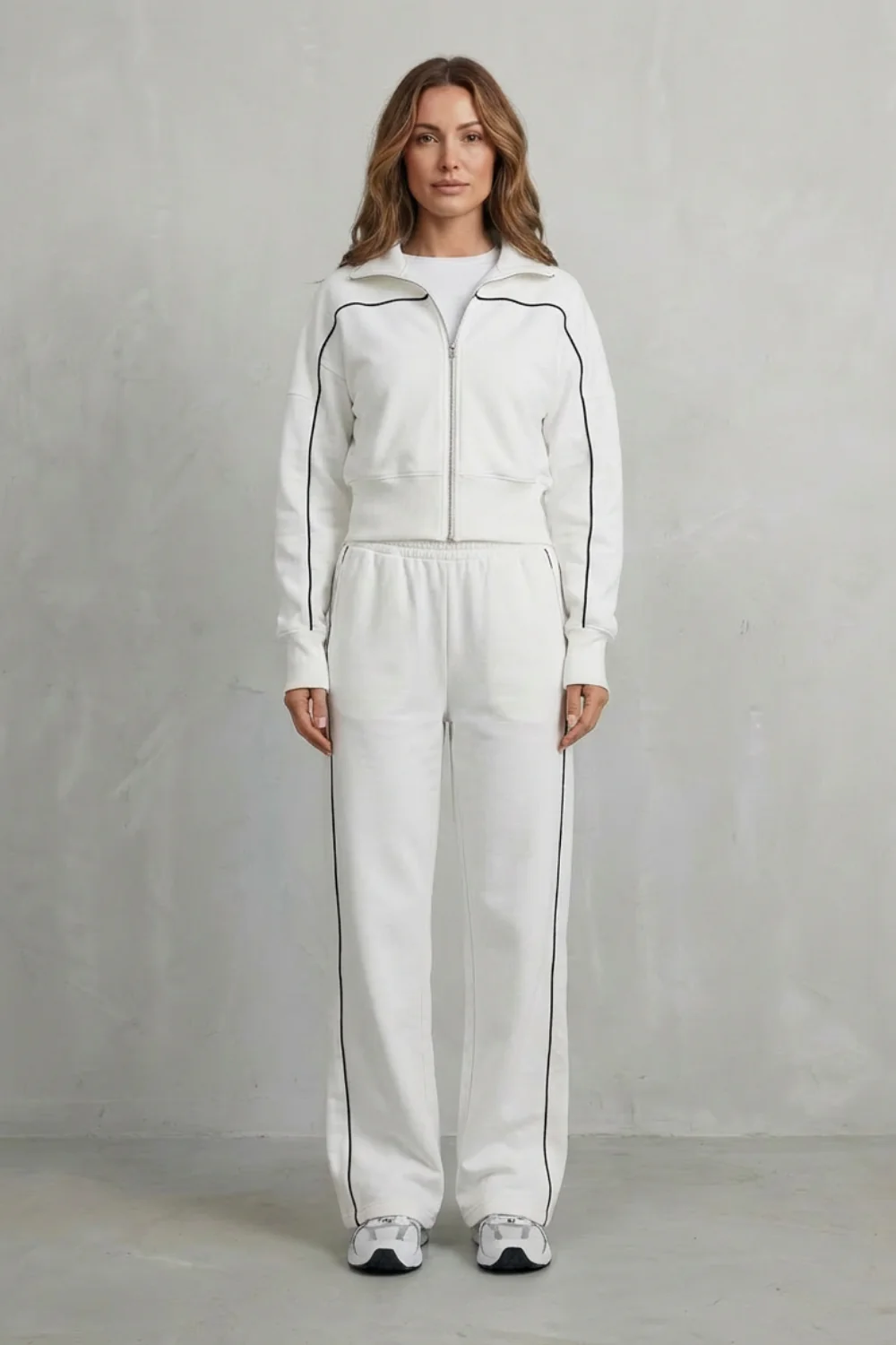 Savina – Urban Edge Piped Zip Jacket & Wide-Leg Pants Set - Image 10