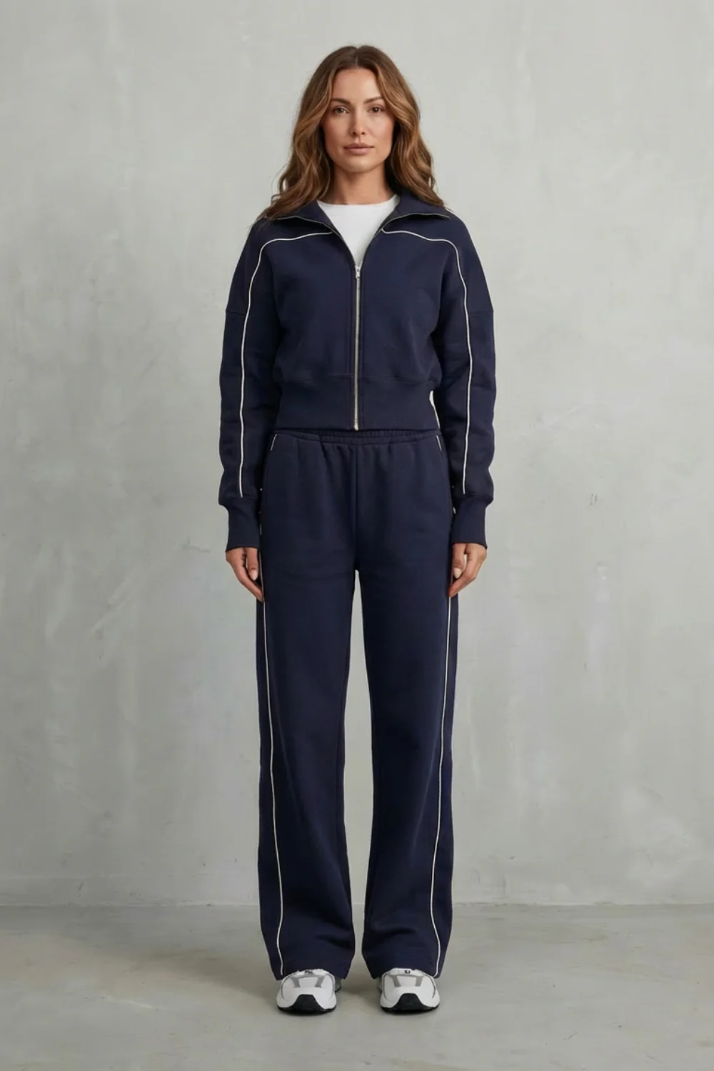 Savina – Urban Edge Piped Zip Jacket & Wide-Leg Pants Set - Image 16