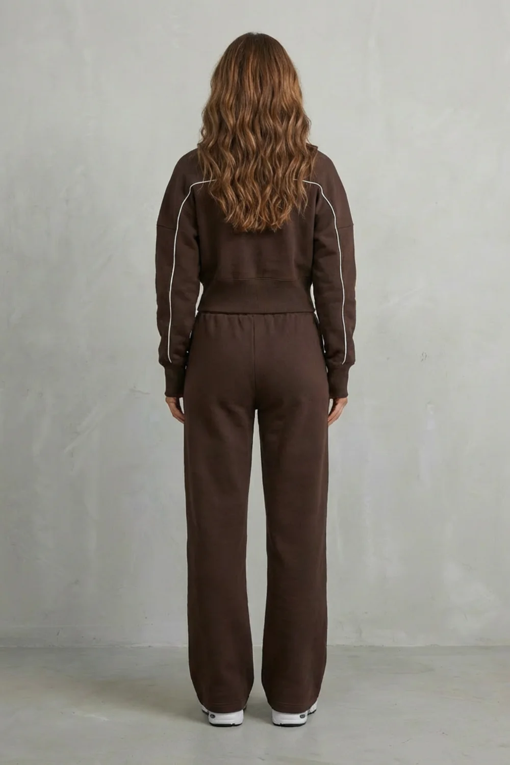 Savina – Urban Edge Piped Zip Jacket & Wide-Leg Pants Set - Image 4
