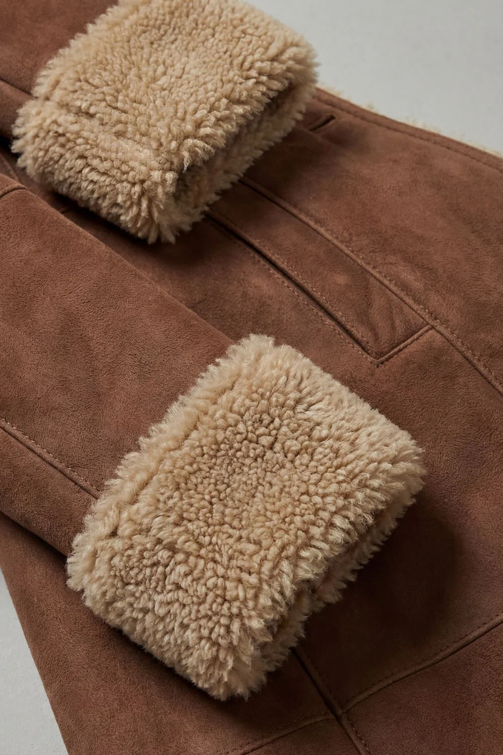 Selvion – Shearling-lined silhouette – Long winter coat - Image 6