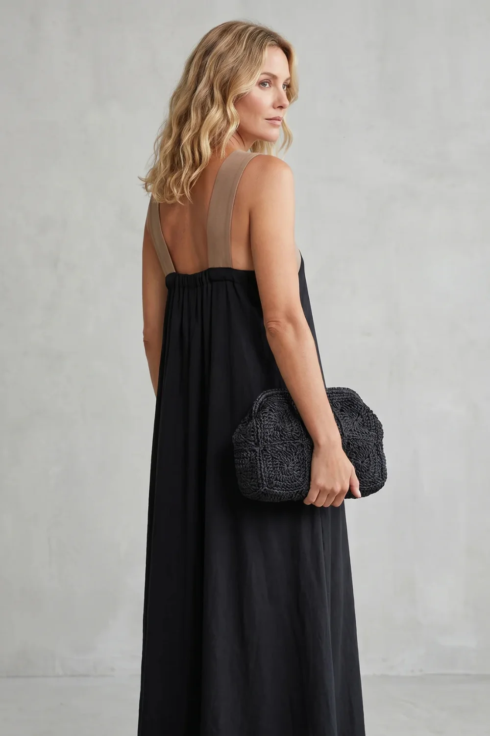 Seravelle – Cross-halter elegance – Maxi dress - Image 4