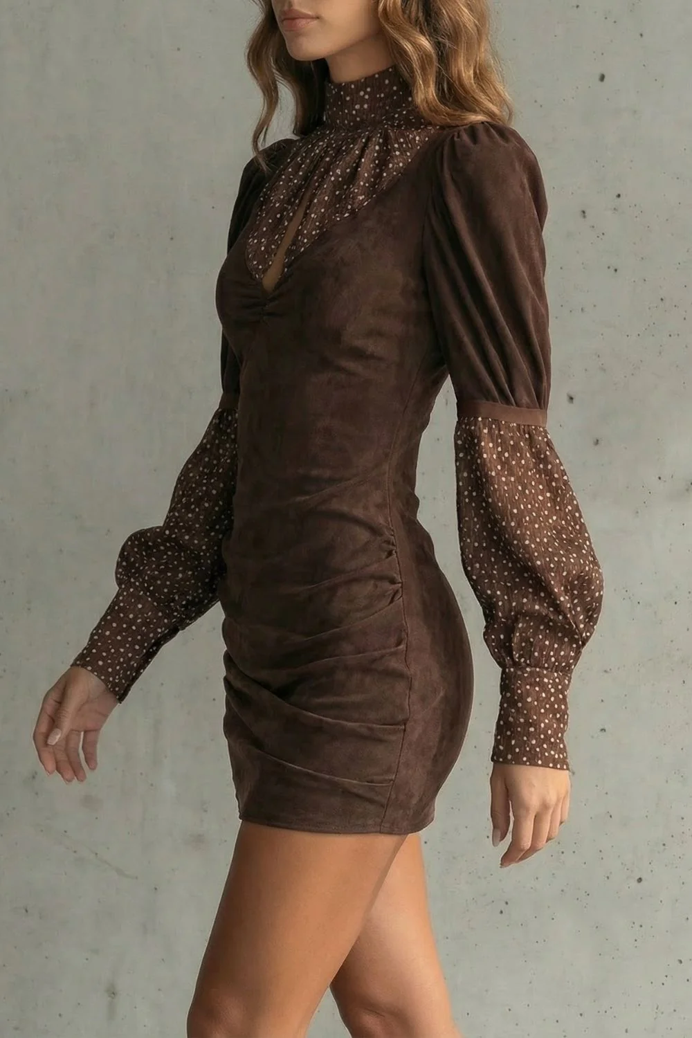 Serelinne – Vintage puff sleeve – Mini dress - Image 3