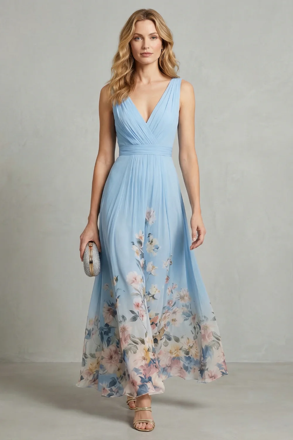 Serelisse – Romantic floral ombre – Maxi dress - Image 2